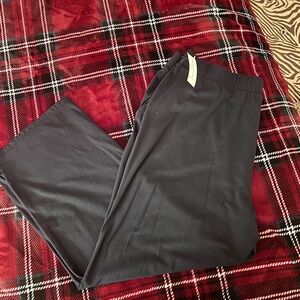 Charter Club Woman Sport Navy Blue Cotton Pants NEW Size 2X